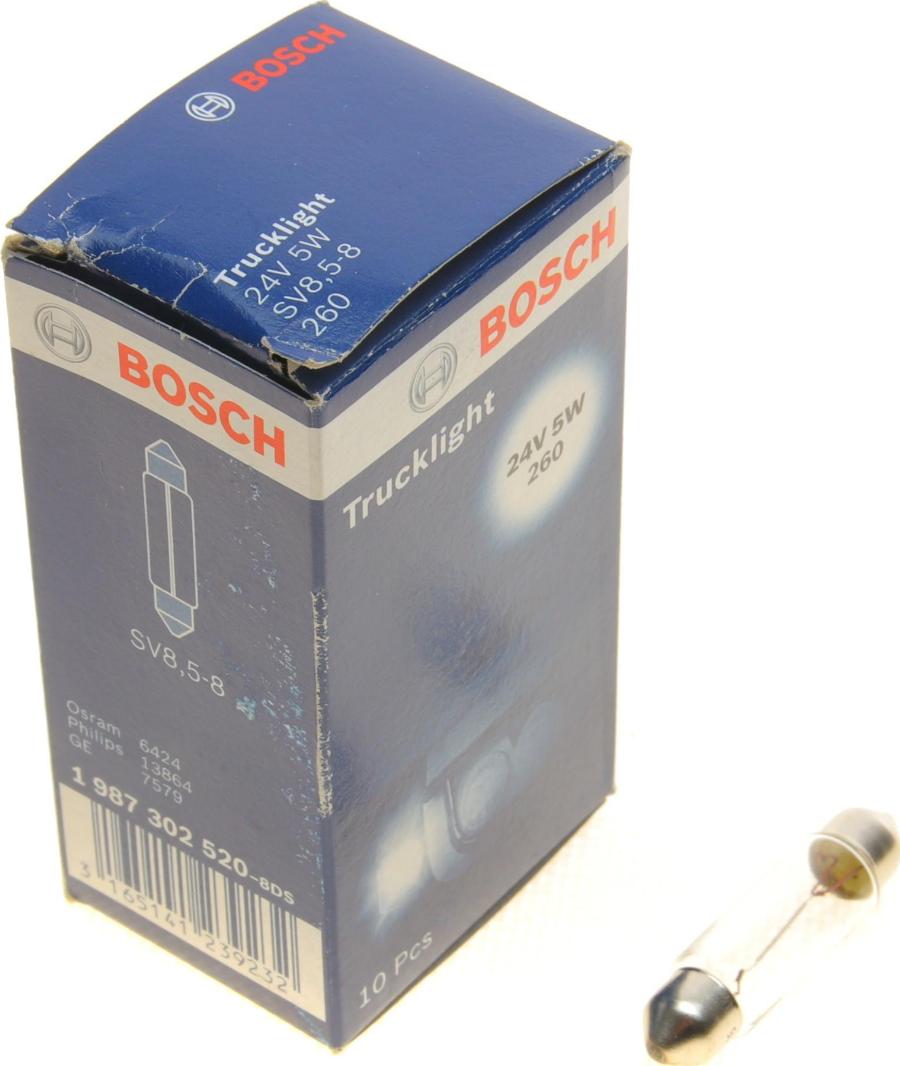 BOSCH 1 987 302 520 - Лампа накаливания unicars.by