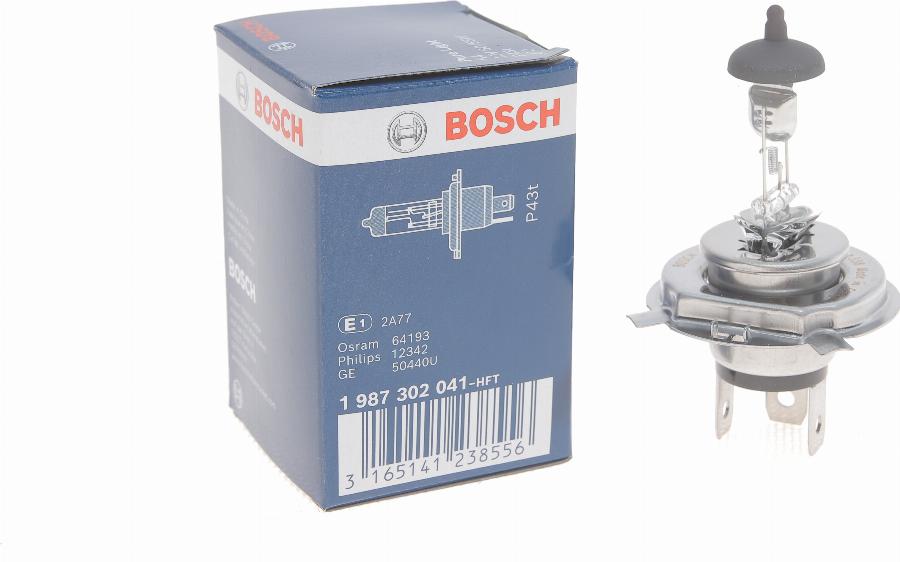 BOSCH 1 987 302 041 - Лампа накаливания, фара дальнего света unicars.by