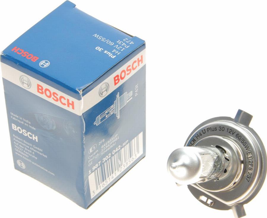 BOSCH 1 987 302 042 - Лампа накаливания unicars.by