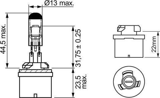 BOSCH 1 987 302 024 - Лампа накаливания, противотуманная фара unicars.by