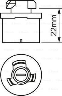 BOSCH 1 987 302 024 - Лампа накаливания, противотуманная фара unicars.by