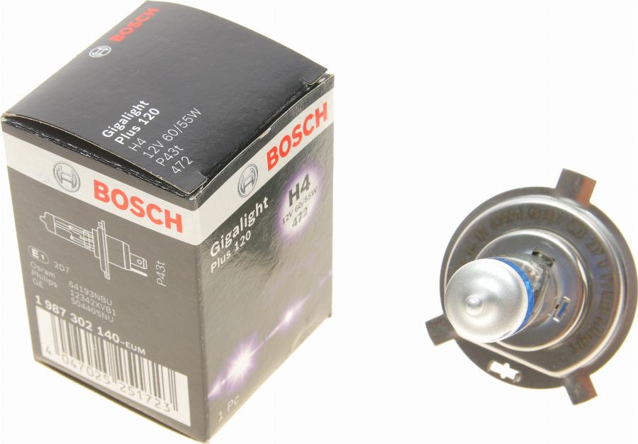 BOSCH 1 987 302 140 - Лампа накаливания unicars.by