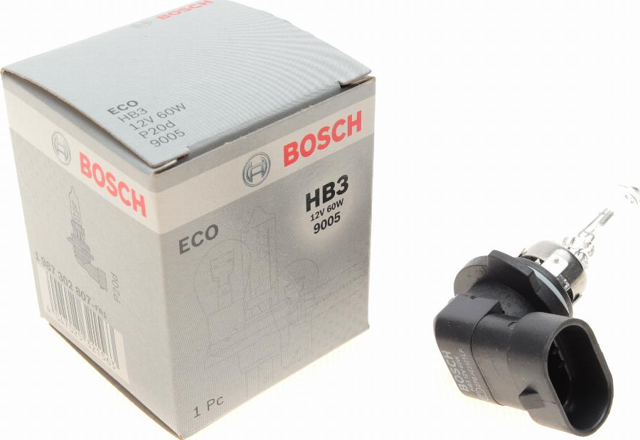 BOSCH 1 987 302 807 - Лампа накаливания, фара дальнего света unicars.by