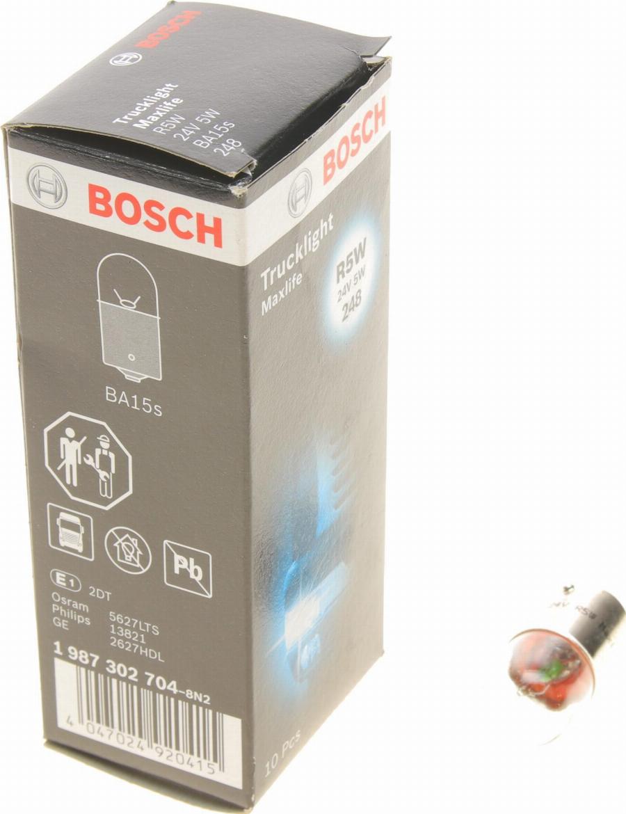 BOSCH 1 987 302 704 - Лампа накаливания, фонарь указателя поворота unicars.by