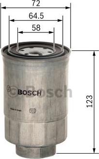 BOSCH 1 457 434 440 - Топливный фильтр unicars.by