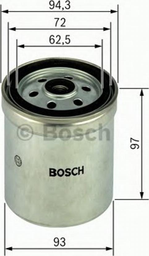 BOSCH 1457434452 - Топливный фильтр unicars.by