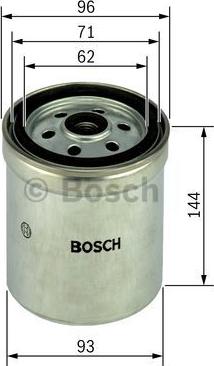 BOSCH 1 457 434 407 - Топливный фильтр unicars.by