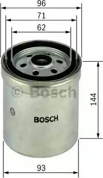 BOSCH 1 457 434 419 - Топливный фильтр unicars.by