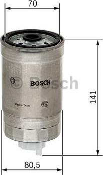 BOSCH 1 457 434 511 - Топливный фильтр unicars.by