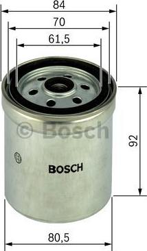 BOSCH 1 457 434 051 - Топливный фильтр unicars.by