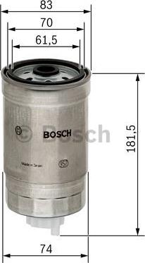 BOSCH 1 457 434 150 - Топливный фильтр unicars.by