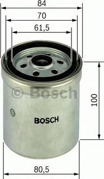 BOSCH 1 457 434 157 - Топливный фильтр unicars.by