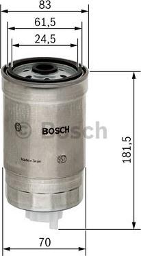 BOSCH 1 457 434 184 - Топливный фильтр unicars.by