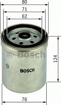 BOSCH 1 457 434 183 - Топливный фильтр unicars.by