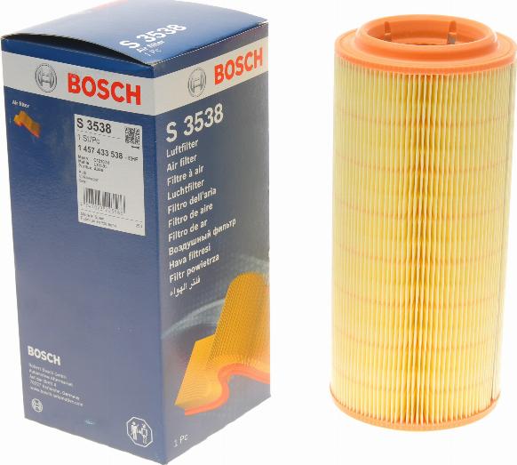 BOSCH 1 457 433 538 - Воздушный фильтр, двигатель unicars.by