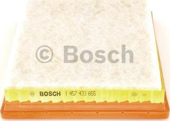 BOSCH 1 457 433 655 - Воздушный фильтр, двигатель unicars.by