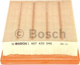 BOSCH 1 457 433 045 - Воздушный фильтр, двигатель unicars.by