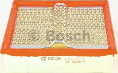 BOSCH 1 457 433 002 - Воздушный фильтр, двигатель unicars.by