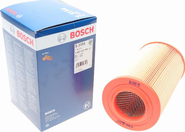 BOSCH 1 457 433 154 - Воздушный фильтр, двигатель unicars.by