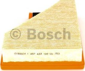 BOSCH 1 457 433 100 - Воздушный фильтр, двигатель unicars.by