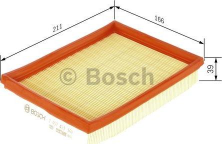 BOSCH 1 457 433 309 - Воздушный фильтр, двигатель unicars.by