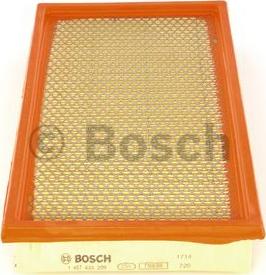 BOSCH 1 457 433 298 - Воздушный фильтр, двигатель unicars.by