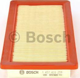 BOSCH 1 457 433 259 - Воздушный фильтр, двигатель unicars.by