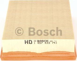 BOSCH 1 457 433 741 - Воздушный фильтр, двигатель unicars.by