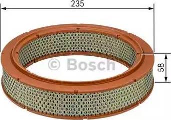 BOSCH 1 457 432 111 - Воздушный фильтр, двигатель unicars.by