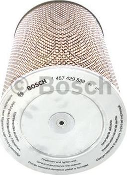 BOSCH 1 457 429 899 - Воздушный фильтр, двигатель unicars.by