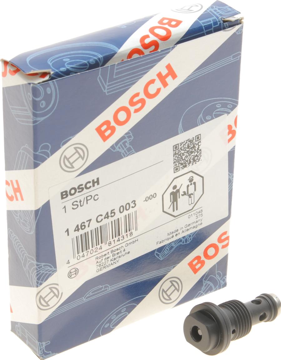 BOSCH 1 467 C45 003 - Клапан, система впрыска unicars.by