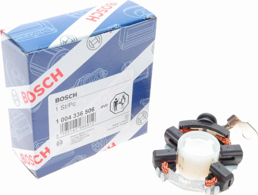 BOSCH 1 004 336 506 - Кронштейн, угольная щетка unicars.by