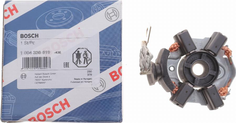 BOSCH 1 004 336 619 - Кронштейн, угольная щетка unicars.by