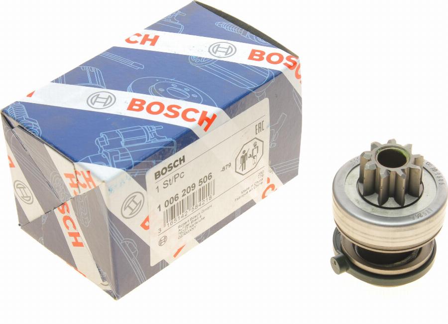 BOSCH 1 006 209 506 - Ведущая шестерня, бендикс, стартер unicars.by