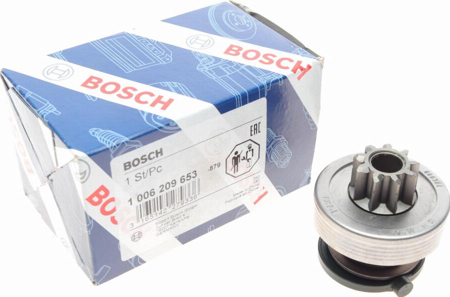 BOSCH 1 006 209 653 - Ведущая шестерня, бендикс, стартер unicars.by