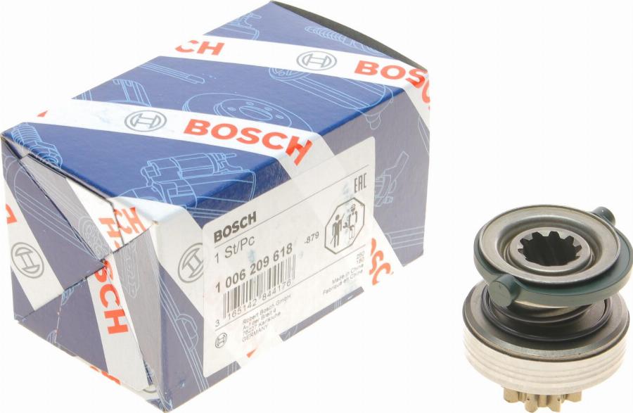 BOSCH 1 006 209 618 - Ведущая шестерня, бендикс, стартер unicars.by