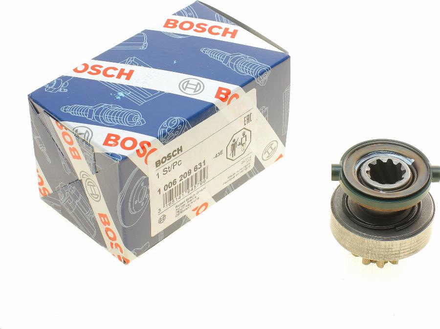 BOSCH 1 006 209 631 - Ведущая шестерня, бендикс, стартер unicars.by