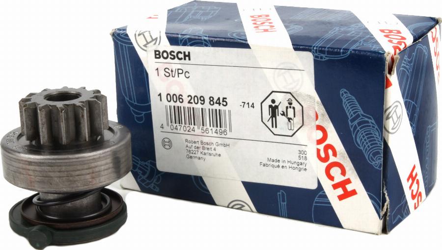 BOSCH 1 006 209 845 - Ведущая шестерня, бендикс, стартер unicars.by