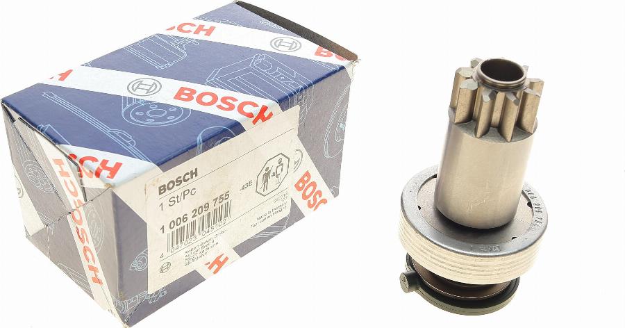 BOSCH 1 006 209 755 - Ведущая шестерня, бендикс, стартер unicars.by