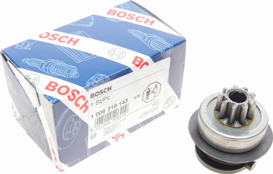 BOSCH 1 006 210 143 - Ведущая шестерня, бендикс, стартер unicars.by