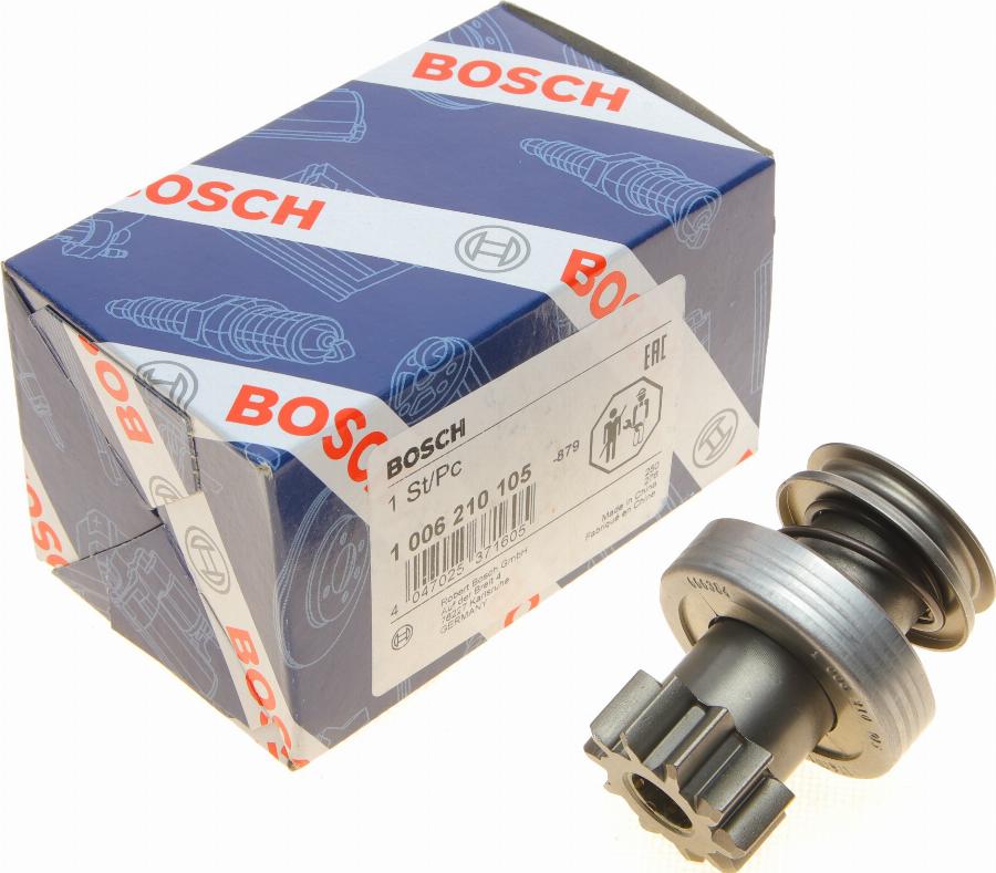 BOSCH 1 006 210 105 - Ведущая шестерня, бендикс, стартер unicars.by