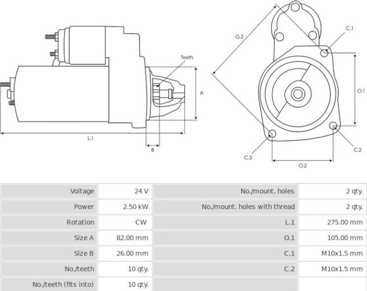 BOSCH 1219009 - Стартер unicars.by