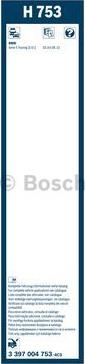 BOSCH 3 397 004 753 - Щетка стеклоочистителя unicars.by