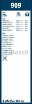 BOSCH 3 397 001 909 - Щетка стеклоочистителя unicars.by