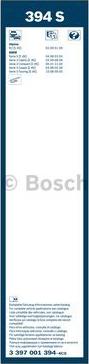 BOSCH 3 397 001 394 - Щетка стеклоочистителя unicars.by