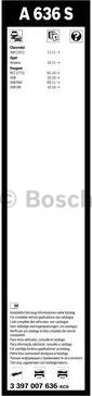 BOSCH 3 397 007 636 - Щетка стеклоочистителя unicars.by