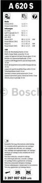 BOSCH 3 397 007 620 - Щетка стеклоочистителя unicars.by