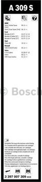 BOSCH 3 397 007 309 - Щетка стеклоочистителя unicars.by