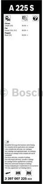 BOSCH 3 397 007 225 - Щетка стеклоочистителя unicars.by