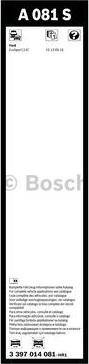 BOSCH 3 397 014 081 - Щетка стеклоочистителя unicars.by